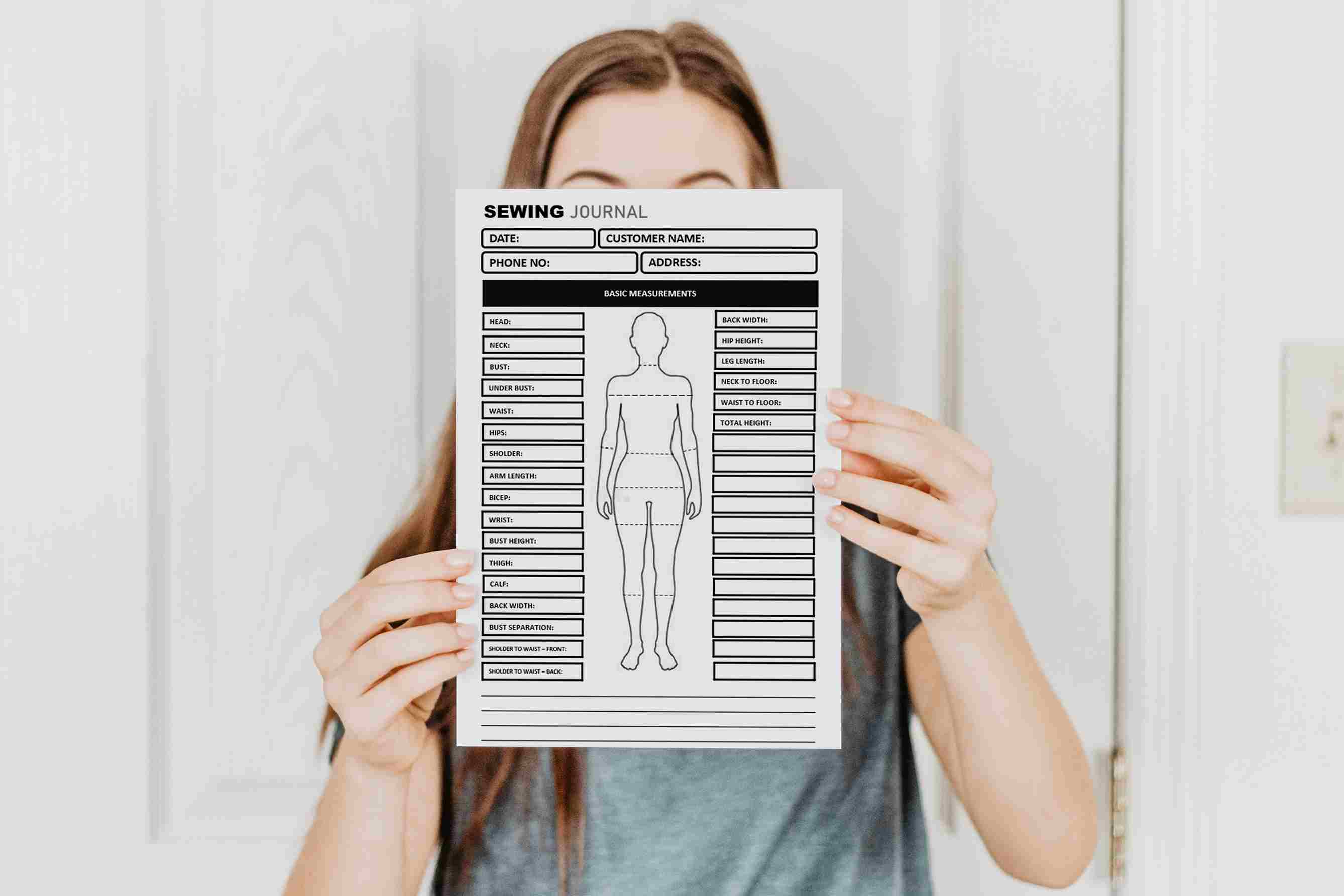 Sewing Journal Planner Printable 